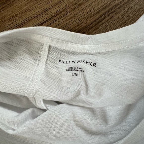 Eileen Fisher Organic Cotton Tee - Picture 8 of 9